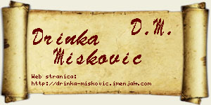 Drinka Mišković vizit kartica